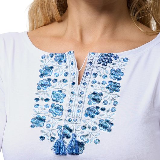 Колекція вишиванок Білий, рукав 3/4 і довгий, Колір: Білий рукав 3/4 і довгий, Розмір: 46, зображення 11