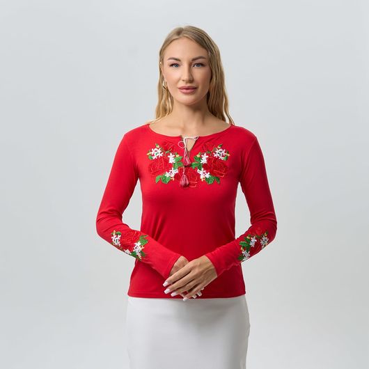 Коллекция вышиванок Красный, Цвет: Красный , Размер: 56