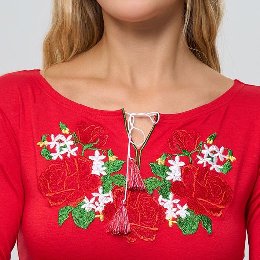 Коллекция вышиванок Красный, Цвет: Красный , Размер: 52, изображение 10