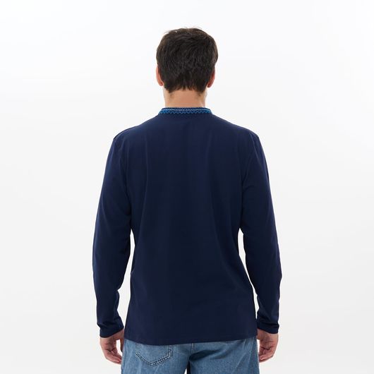 Коллекция вышиванок Синий, рукав 3/4 и длинный, Цвет: Синий рукав 3/4 и длинный , Размер: 42, изображение 13