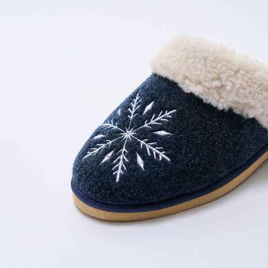 Домашние Тапочки Рута, синие, Цвет: Синий, Размер обуви : 35, изображение 3