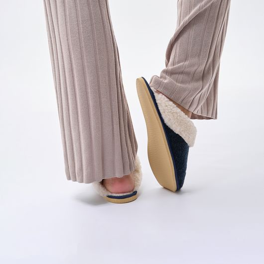 Домашние Тапочки Рута, синие, Цвет: Синий, Размер обуви : 35, изображение 5