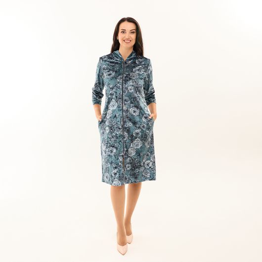 Халат Розіта з капюшоном, сірий, Колір: Сірий, Розмір: 56-58