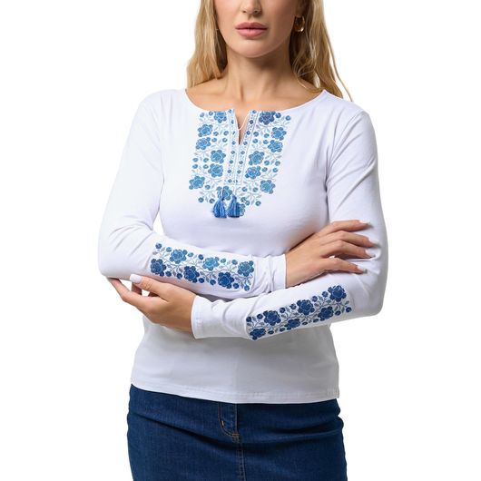 Колекція вишиванок Білий, рукав 3/4 і довгий, Колір: Білий рукав 3/4 і довгий, Розмір: 54, зображення 9