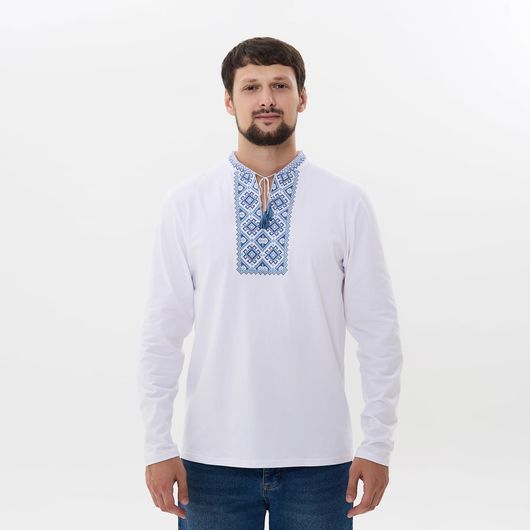 Колекція вишиванок Білий, рукав 3/4 і довгий, Колір: Білий рукав 3/4 і довгий, Розмір: 54, зображення 2