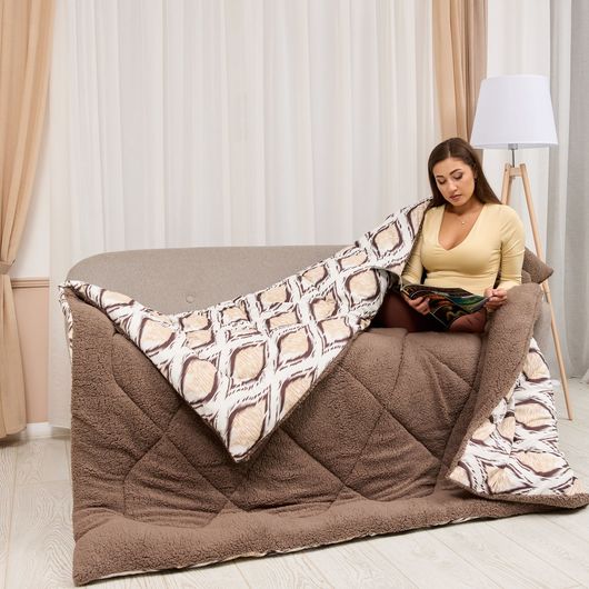 Одеяло Зимний вальс Геометрия, Цвет: Геометрия , Размер: 1 спальное , изображение 4