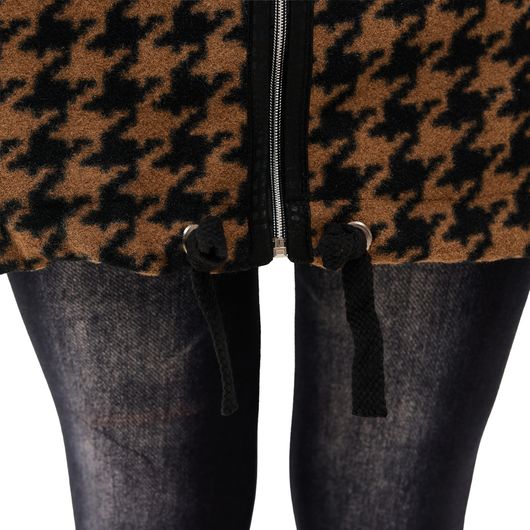 Пальто Шарман, гусиная лапка, мокко, Цвет: Гусиная лапка, мокко, Размер: 60, изображение 5