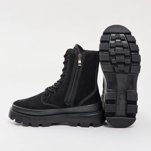 Ботинки Аліка, замша, Дизайн: Замша , Розмір взуття: 40