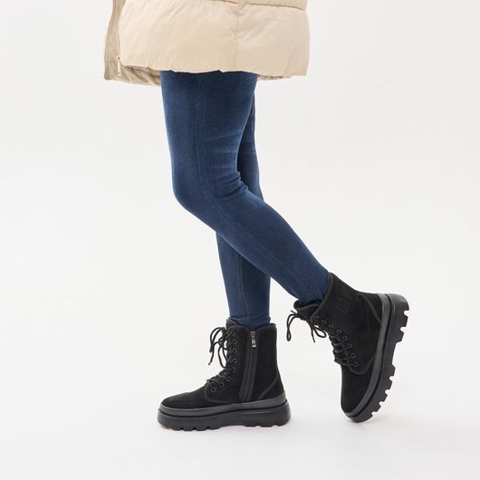 Ботинки Аліка, замша, Дизайн: Замша , Розмір взуття: 41, зображення 6