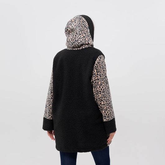 Пальто ЛеоХит, леопард бежевый, Цвет: Бежевый , Размер: 60, изображение 3