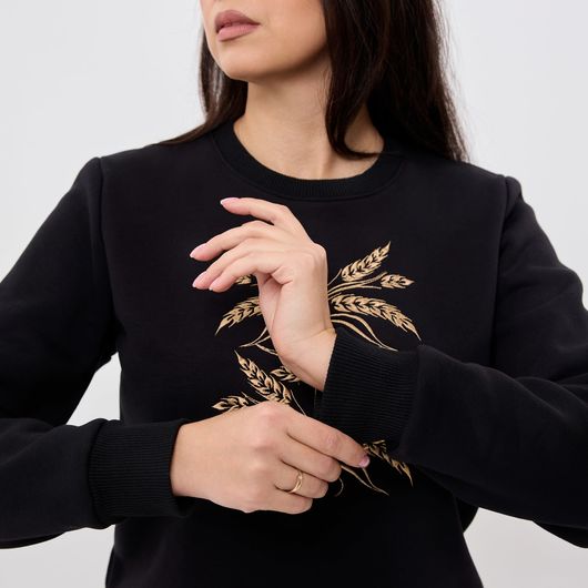 Вышиванка-джемпер Ярослава, черный, Цвет: Черный, Размер: 3XL, изображение 6