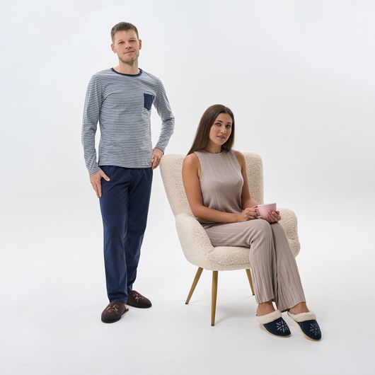 Домашние Тапочки Рута, коричневые, Цвет: Коричневый, Размер обуви : 39, изображение 6