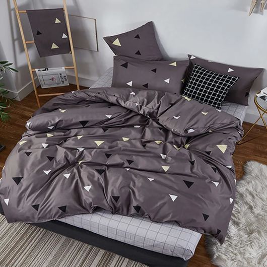 Комплект постельного белья Примавера, Грильяж, Цвет комплекта: Грильяж, Размер: Евро , Размер наволочки: 50*70