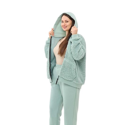 Костюм Зимняя Прогулка, мятный, Цвет: Мятный , Размер: 46-48, изображение 4