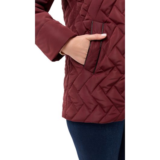 Куртка Ника, бордовая, Цвет: Бордовый , Размер: 46, изображение 10