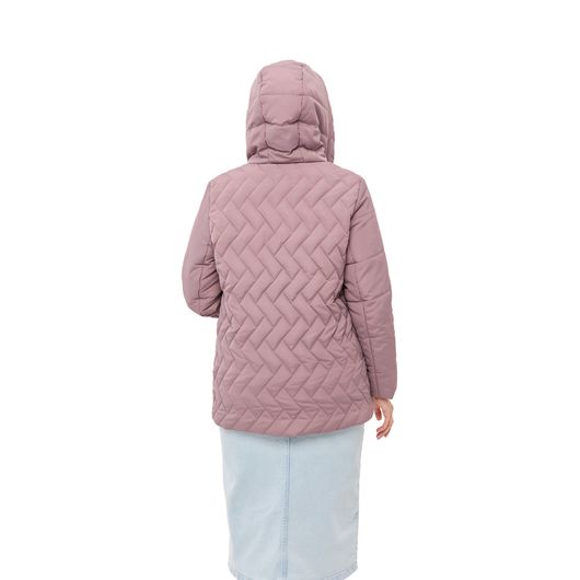 Куртка Ніка, пудрова, Колір: Пудровий , Розмір: 50, зображення 2