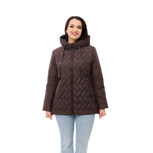 Куртка Ніка, коричнева, Колір: Коричневий, Розмір: 48