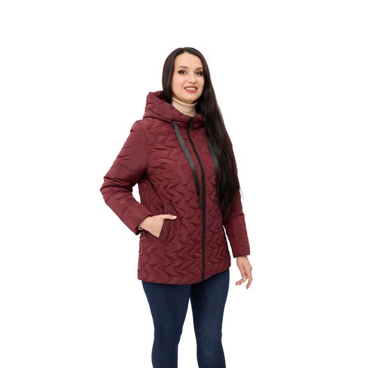 Куртка Ніка, бордова, Колір: Бордовий, Розмір: 56, зображення 6