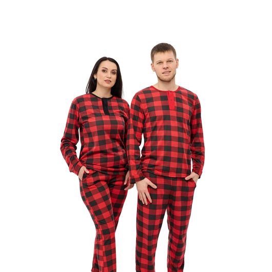 Домашній костюм Роял, червоний, Колір: Червоний, Розмір: 48, зображення 2