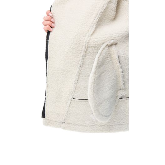 Дубленка Лавита, серая, Цвет: Серый , Размер: 54, изображение 4