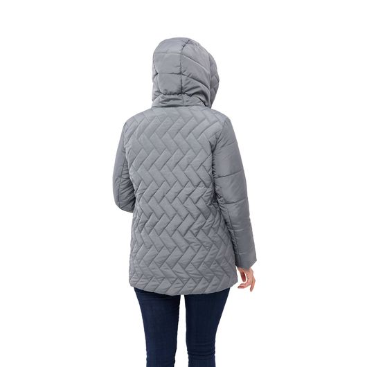 Куртка Ника, темно-серый, Цвет: Темно-серый , Размер: 60, изображение 2