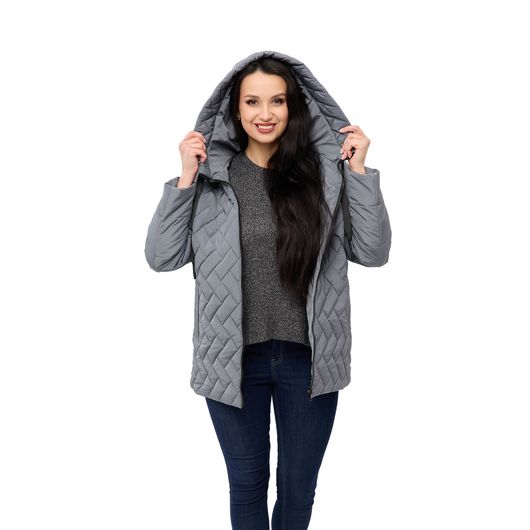 Куртка Ніка, темно-сірий, Колір: Темно-сірий, Розмір: 68, зображення 5
