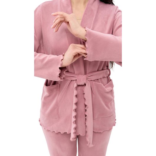 Домашний костюм Пани, пудровый, Цвет: Пудровый , Размер: 38-40, изображение 2