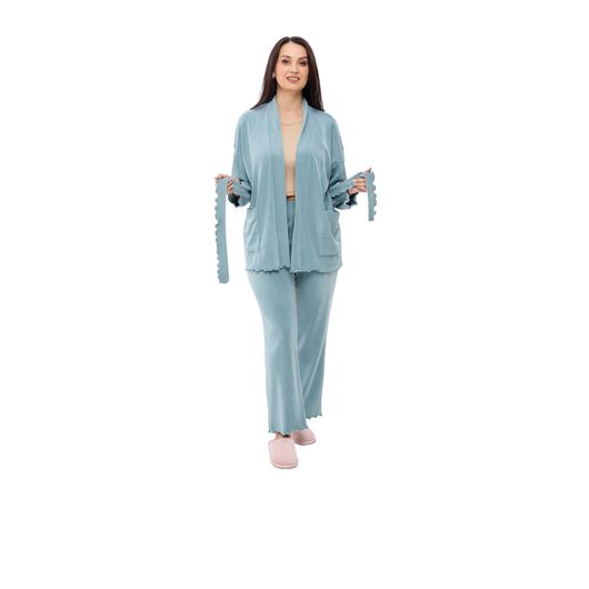 Домашній костюм Пані, м'ятний, Колір: М'ятний, Розмір: 42-44, зображення 2