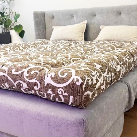 Матрац-топер ватяний Оскар, Висота: 15см, Довжина: 190см, Ширина: 160см, зображення 2