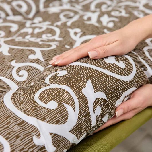 Матрац-топер ватяний Оскар, Висота: 10см, Довжина: 120см, Ширина: 60см, зображення 3