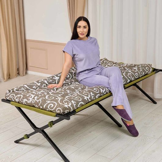 Матрац-топер ватяний Оскар, Висота: 10см, Довжина: 120см, Ширина: 60см, зображення 5