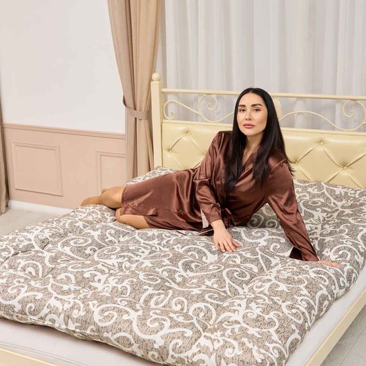 Матрац-топер ватяний Оскар, Висота: 10см, Довжина: 120см, Ширина: 60см, зображення 8