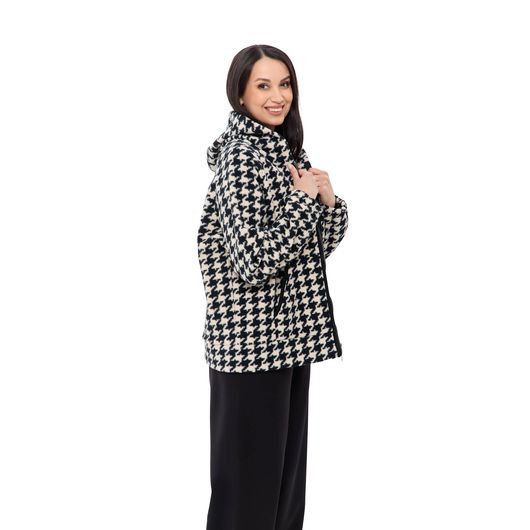 Пальто Шарман, гусяча лапка, укорочене, Колір: Гусяча лапка, Розмір: 50, зображення 3