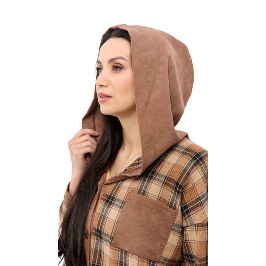 Рубашка Мелли, бежевая, Цвет: Бежевый , Размер: 46-48, изображение 2