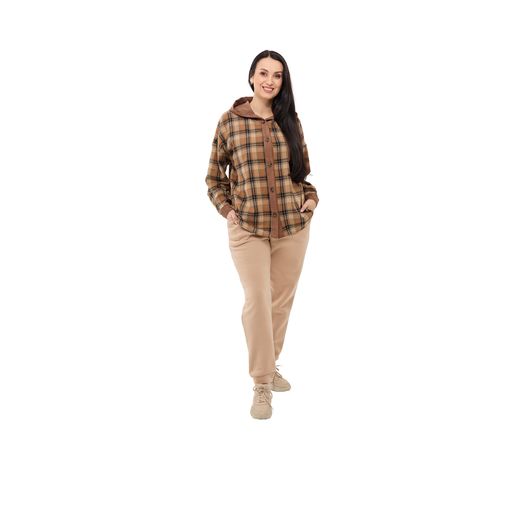 Рубашка Мелли, бежевая, Цвет: Бежевый , Размер: 50-52, изображение 5