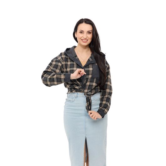 Сорочка Меллі, графіт, Колір: Графіт, Розмір: 50-52, зображення 3