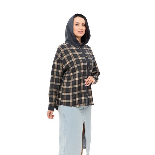 Рубашка Мелли, графит, Цвет: Графит , Размер: 58-60