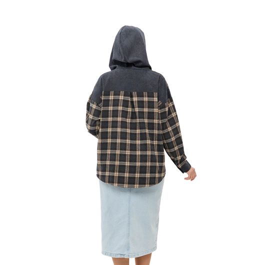 Рубашка Мелли, графит, Цвет: Графит , Размер: 54-56, изображение 5