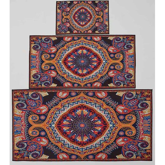 Килим Султанський шлях, Петриківський розпис, Колір: Петриківський розпис, Розмір: 120х160, зображення 5