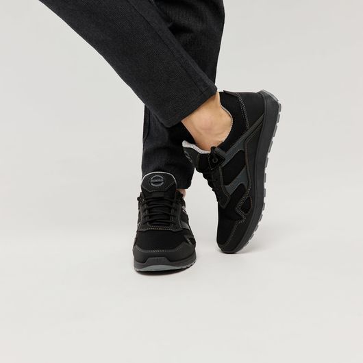 Кроссовки Брукс текстиль, черные, Цвет: Черный, Размер обуви : 45, изображение 3