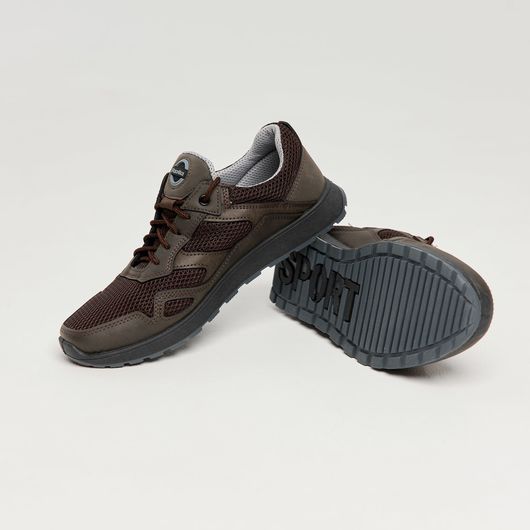 Кросівки Брукс сітка, коричневі, Колір: Коричневий, Розмір взуття: 42, зображення 4