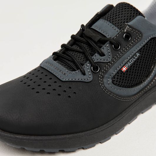 Кросівки Брукс екошкіра, чорні, Колір: Чорний, Розмір взуття: 39, зображення 2