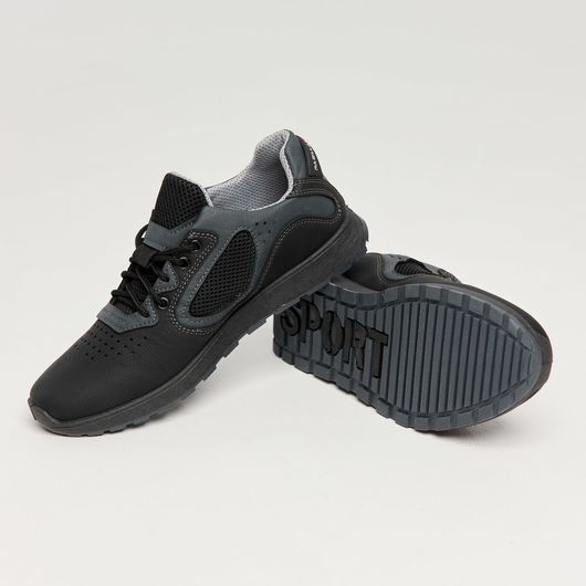 Кросівки Брукс екошкіра, чорні, Колір: Чорний, Розмір взуття: 39