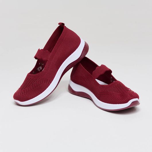 Слипоны Сакура, вишневые, Цвет:  Вишневый , Размер обуви : 37, изображение 4