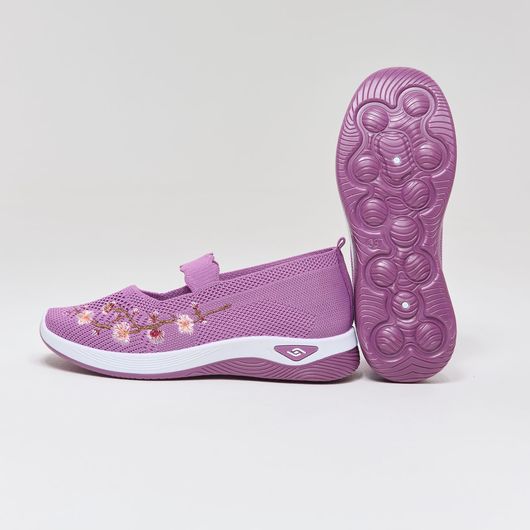 Слипоны Сакура, сиреневые, Цвет: Сиреневый, Размер обуви : 40, изображение 2