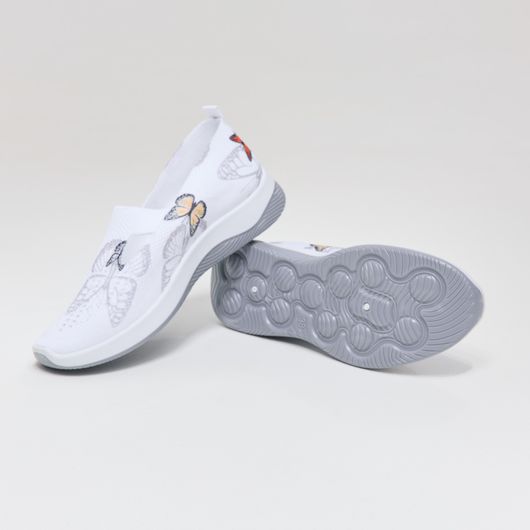 Сліпони Грейс, метелики срібні, Колір: Метелики срібні , Розмір взуття: 42, зображення 3