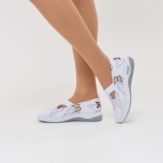 Сліпони Грейс, метелики срібні, Колір: Метелики срібні , Розмір взуття: 42, зображення 6