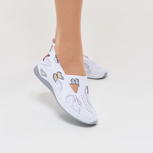 Сліпони Грейс, метелики срібні, Колір: Метелики срібні , Розмір взуття: 37, зображення 7