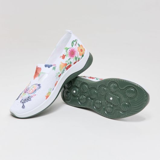 Слипоны Грейс, бабочки цветные, Цвет: Бабочки цветные, Размер обуви : 39, изображение 2