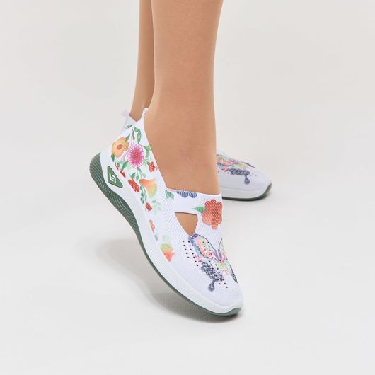 Слипоны Грейс, бабочки цветные, Цвет: Бабочки цветные, Размер обуви : 43, изображение 5